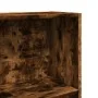 Engineered wood smoked oak bookshelf 60x24x143 cm by , Bookcases and shelves - Ref: Foro24-857816, Price: 61,78 €, Discount: %