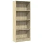 Engineered wood bookshelf in Sonoma oak, 60x24x143 cm. by , Bookcases and shelves - Ref: Foro24-857814, Price: 55,84 €, Disco...