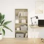 Engineered wood bookshelf in Sonoma oak, 60x24x143 cm. by , Bookcases and shelves - Ref: Foro24-857814, Price: 55,84 €, Disco...