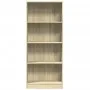 Engineered wood bookshelf in Sonoma oak, 60x24x143 cm. by , Bookcases and shelves - Ref: Foro24-857814, Price: 55,84 €, Disco...