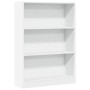 Weißes Ingenieurholzregal 80x24x109 cm von , Bücherregale und Regale - Ref: Foro24-857835, Preis: 53,19 €, Rabatt: %