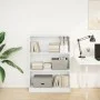 Engineered wood white shelf 80x24x109 cm by , Bookcases and shelves - Ref: Foro24-857835, Price: 52,26 €, Discount: %