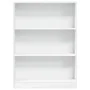 Engineered wood white shelf 80x24x109 cm by , Bookcases and shelves - Ref: Foro24-857835, Price: 52,26 €, Discount: %