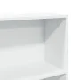 Engineered wood white shelf 80x24x109 cm by , Bookcases and shelves - Ref: Foro24-857835, Price: 52,26 €, Discount: %