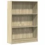 Engineered wood bookshelf in Sonoma oak, 80x24x109 cm. by , Bookcases and shelves - Ref: Foro24-857837, Price: 49,09 €, Disco...