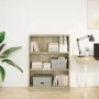 Engineered wood bookshelf in Sonoma oak, 80x24x109 cm. by , Bookcases and shelves - Ref: Foro24-857837, Price: 49,09 €, Disco...