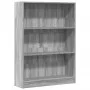 Ingenieurholzregal in Sonoma-Grau 80x24x109 cm von , Bücherregale und Regale - Ref: Foro24-857840, Preis: 49,89 €, Rabatt: %