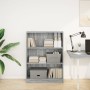 Engineered wood bookshelf in Sonoma gray, 80x24x109 cm. by , Bookcases and shelves - Ref: Foro24-857840, Price: 48,52 €, Disc...