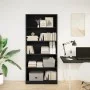 Engineered wood bookshelf black 80x24x176 cm by , Bookcases and shelves - Ref: Foro24-857854, Price: 74,05 €, Discount: %