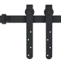 Mini-Schiebetürenschrank aus Kohlenstoffstahl, 122 cm von vidaXL, Türrahmen - Ref: Foro24-148016, Preis: 27,77 €, Rabatt: %