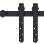 Mini-Schiebetürenschrank aus Kohlenstoffstahl, 122 cm von vidaXL, Türrahmen - Ref: Foro24-148016, Preis: 27,77 €, Rabatt: %