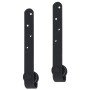 Mini-Schiebetürenschrank aus Kohlenstoffstahl, 122 cm von vidaXL, Türrahmen - Ref: Foro24-148016, Preis: 27,77 €, Rabatt: %