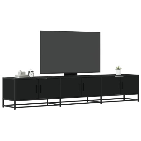 TV-Möbel aus schwarzem Ingenieurholz 210x35x41 cm von , TV-Möbel - Ref: Foro24-3300790, Preis: 148,94 €, Rabatt: %