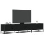 TV-Möbel aus schwarzem Ingenieurholz 210x35x41 cm von , TV-Möbel - Ref: Foro24-3300790, Preis: 148,94 €, Rabatt: %