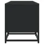 TV stand made of black engineered wood 210x35x41 cm by , TV Furniture - Ref: Foro24-3300790, Price: 146,65 €, Discount: %