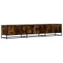 TV-Möbel aus geräucherter Eichen-Ingenieurholz 210x35x41 cm. von , TV-Möbel - Ref: Foro24-3300792, Preis: 114,82 €, Rabatt: %