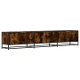 TV-Möbel aus geräucherter Eichen-Ingenieurholz 210x35x41 cm. von , TV-Möbel - Ref: Foro24-3300792, Preis: 116,23 €, Rabatt: %