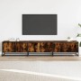 TV-Möbel aus geräucherter Eichen-Ingenieurholz 210x35x41 cm. von , TV-Möbel - Ref: Foro24-3300792, Preis: 116,23 €, Rabatt: %