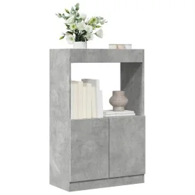 Engineered wood sideboard in concrete grey, 63x33x100 cm. by , Bookcases and shelves - Ref: Foro24-855100, Price: 59,45 €, Di...