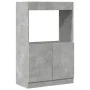 Engineered wood sideboard in concrete grey, 63x33x100 cm. by , Bookcases and shelves - Ref: Foro24-855100, Price: 59,45 €, Di...