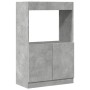 Ingenieurholz-Sideboard in Betongrau 63x33x100 cm von , Bücherregale und Regale - Ref: Foro24-855100, Preis: 62,23 €, Rabatt: %