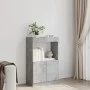 Engineered wood sideboard in concrete grey, 63x33x100 cm. by , Bookcases and shelves - Ref: Foro24-855100, Price: 59,45 €, Di...