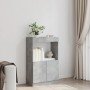 Ingenieurholz-Sideboard in Betongrau 63x33x100 cm von , Bücherregale und Regale - Ref: Foro24-855100, Preis: 62,23 €, Rabatt: %
