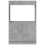 Ingenieurholz-Sideboard in Betongrau 63x33x100 cm von , Bücherregale und Regale - Ref: Foro24-855100, Preis: 62,23 €, Rabatt: %