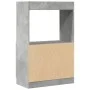 Engineered wood sideboard in concrete grey, 63x33x100 cm. by , Bookcases and shelves - Ref: Foro24-855100, Price: 59,45 €, Di...