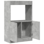 Ingenieurholz-Sideboard in Betongrau 63x33x100 cm von , Bücherregale und Regale - Ref: Foro24-855100, Preis: 62,23 €, Rabatt: %