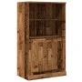 Aparador de madera de ingeniería envejecido 60x35,5x103,5 cm de , Aparadores - Ref: Foro24-857147, Precio: 79,56 €, Descuento: %
