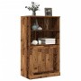 Gealtertes Sideboard aus Ingenieurholz, 60x35,5x103,5 cm. von , Sideboards - Ref: Foro24-857147, Preis: 77,56 €, Rabatt: %
