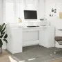 Engineered wood white desk with LED light 160x55x91 cm by , Desks - Ref: Foro24-3309429, Price: 192,87 €, Discount: %