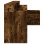 Schreibtisch mit LED-Beleuchtung, Eichenholz in Raucheiche-Optik, 200x104x91cm. von , Schreibtische - Ref: Foro24-3309469, Pr...