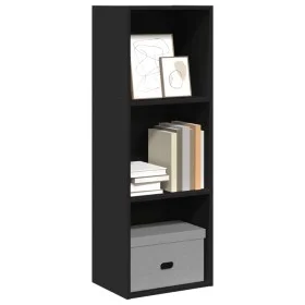 Engineered wood black shelf 40x30x114 cm by , Bookcases and shelves - Ref: Foro24-857868, Price: 49,76 €, Discount: %