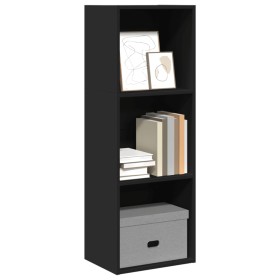 Schwarzes Regal aus Ingenieurholz 40x30x114 cm von , Bücherregale und Regale - Ref: Foro24-857868, Preis: 50,51 €, Rabatt: %
