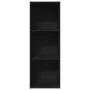 Estantería de madera de ingeniería negra 40x30x114 cm de , Librerías y estanterías - Ref: Foro24-857868, Precio: 49,65 €, Des...
