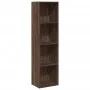Engineered wood brown oak bookshelf 40x30x152 cm by , Bookcases and shelves - Ref: Foro24-857882, Price: 58,98 €, Discount: %