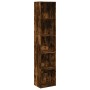 Estantería madera de ingeniería roble ahumado 40x30x189 cm de , Librerías y estanterías - Ref: Foro24-857889, Precio: 56,00 €...
