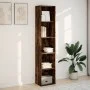 Engineered wood smoked oak bookshelf 40x30x189 cm by , Bookcases and shelves - Ref: Foro24-857889, Price: 55,15 €, Discount: %