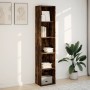 Estantería madera de ingeniería roble ahumado 40x30x189 cm de , Librerías y estanterías - Ref: Foro24-857889, Precio: 56,00 €...