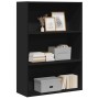 Schwarzes Regal aus Ingenieurholz 80x30x114 cm von , Bücherregale und Regale - Ref: Foro24-857932, Preis: 60,96 €, Rabatt: %