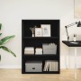 Schwarzes Regal aus Ingenieurholz 80x30x114 cm von , Bücherregale und Regale - Ref: Foro24-857932, Preis: 60,96 €, Rabatt: %