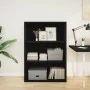 Schwarzes Regal aus Ingenieurholz 80x30x114 cm von , Bücherregale und Regale - Ref: Foro24-857932, Preis: 60,10 €, Rabatt: %