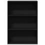 Schwarzes Regal aus Ingenieurholz 80x30x114 cm von , Bücherregale und Regale - Ref: Foro24-857932, Preis: 60,96 €, Rabatt: %