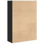 Schwarzes Regal aus Ingenieurholz 80x30x114 cm von , Bücherregale und Regale - Ref: Foro24-857932, Preis: 60,96 €, Rabatt: %