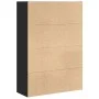 Schwarzes Regal aus Ingenieurholz 80x30x114 cm von , Bücherregale und Regale - Ref: Foro24-857932, Preis: 60,10 €, Rabatt: %
