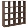 Ingenieurholzregal in Eichenbraun 137,5x29x137,5 cm von , Bücherregale und Regale - Ref: Foro24-3310295, Preis: 140,71 €, Rab...