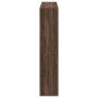 Engineered wood brown oak bookshelf 137.5x29x137.5 cm by , Bookcases and shelves - Ref: Foro24-3310295, Price: 140,71 €, Disc...