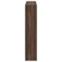 Engineered wood brown oak bookshelf 137.5x29x137.5 cm by , Bookcases and shelves - Ref: Foro24-3310295, Price: 140,71 €, Disc...